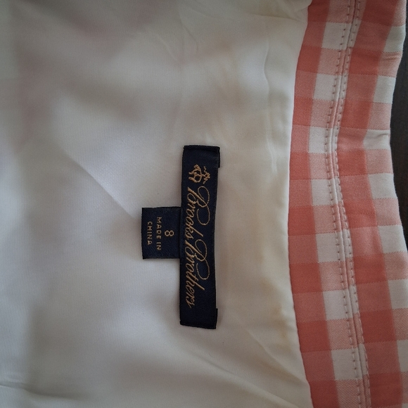 Brooks Brothers Pink Gingham 3 Piece Suit Set - Picture 11 of 16